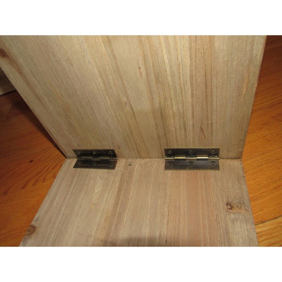 NEW Sealed St Ives Solid Wood Tree Collar Sand and Stable Christmas Holiday - Picture 4 of 12